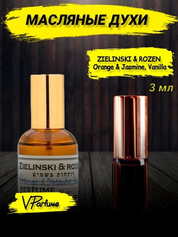 Zelinski oil perfume ORANGE & JASMINE (3 ml)